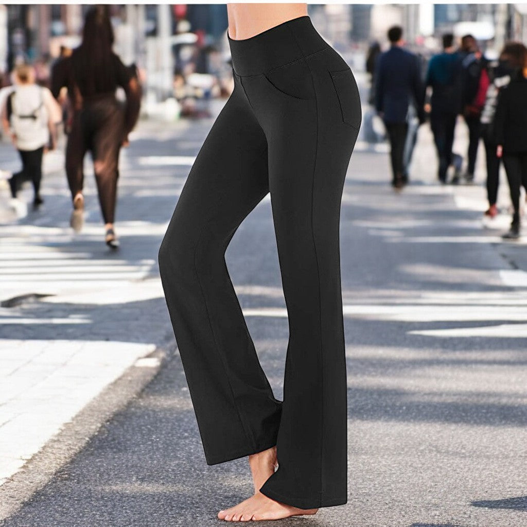Bootcut-Yoga-Schlaghose für Damen