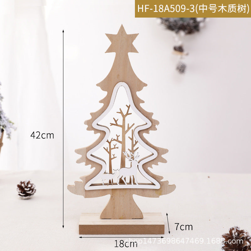 Deko-Weihnachtsbaum aus Holz