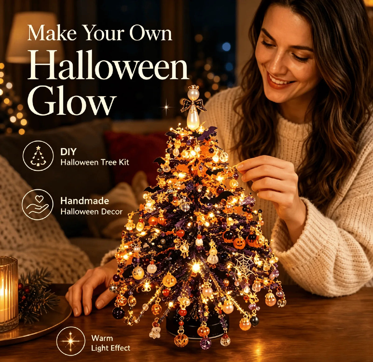 DIY-Set für Perlen-Weihnachtsbaum