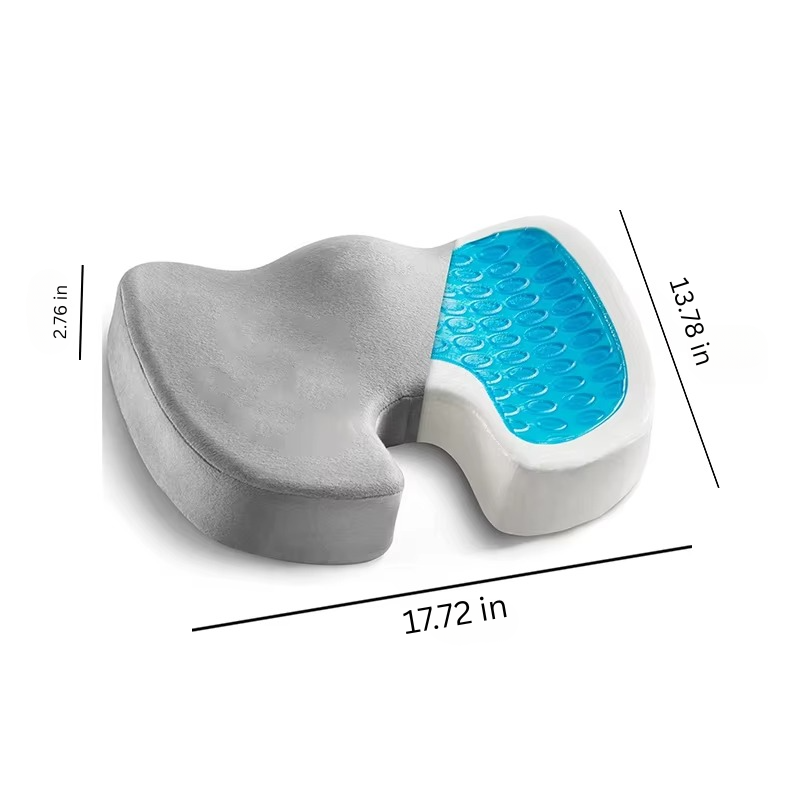 Ergonomisches Unisex-Sitzkissen aus Gel-Memory-Schaum zur Schmerzlinderung