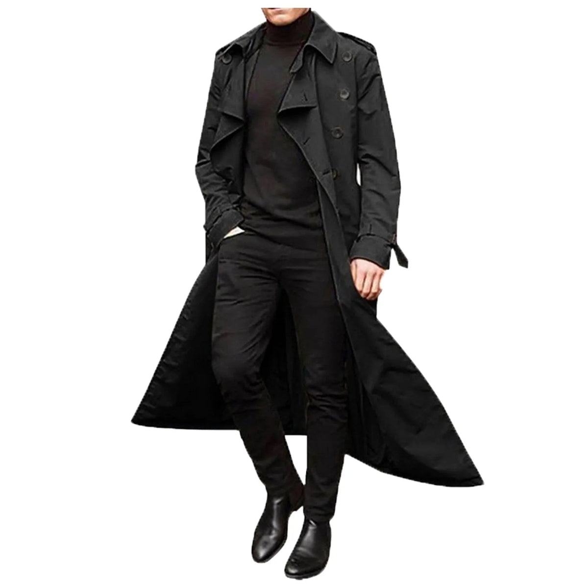 Lässiger und modischer Herren-Trenchcoat