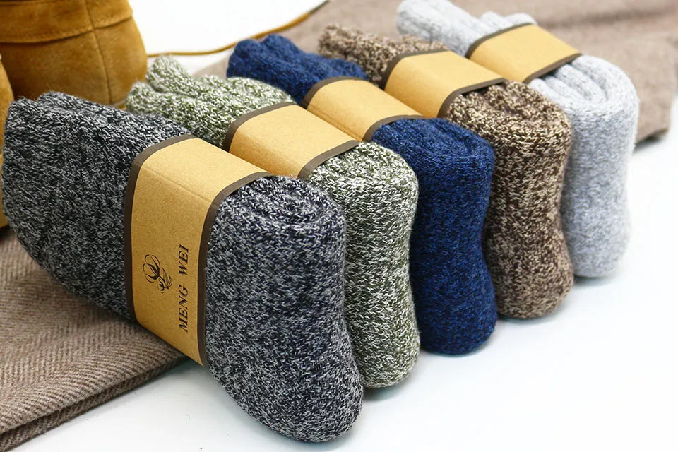 Retro-Wollsocken aus Kaschmir