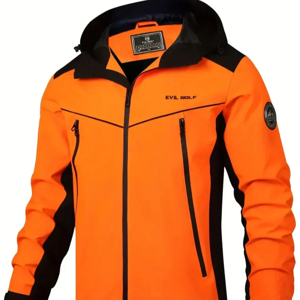Wasserabweisende Outdoorjacke mit reflektierenden Details