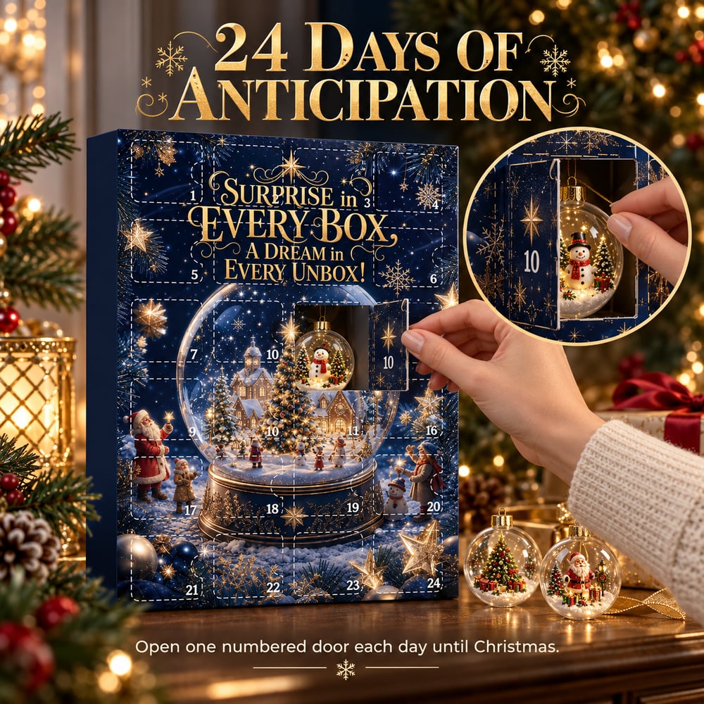 Weihnachtskugel-Adventskalender 2026 – 24 Tage voller weihnachtlicher Überraschungen
