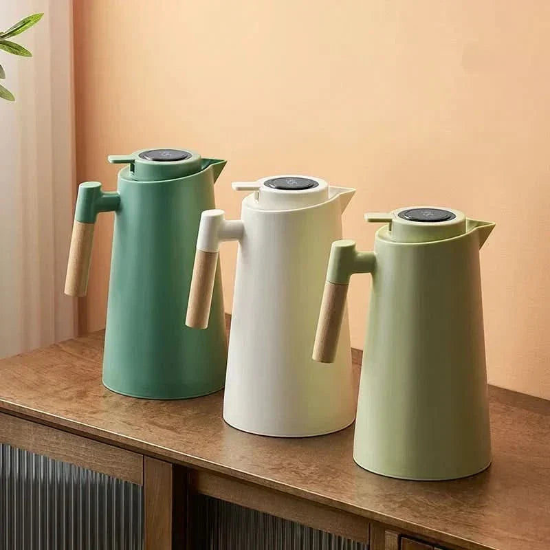 1-Liter-Thermoskanne Mit Temperaturanzeige – hält Kaffee und Tee stundenlang warm