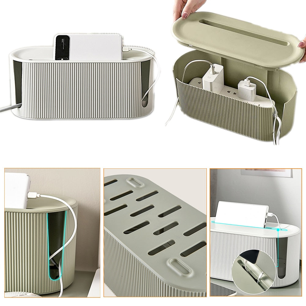 2er-Set Organizer für Kabel, Ladegeräte und Netzteile