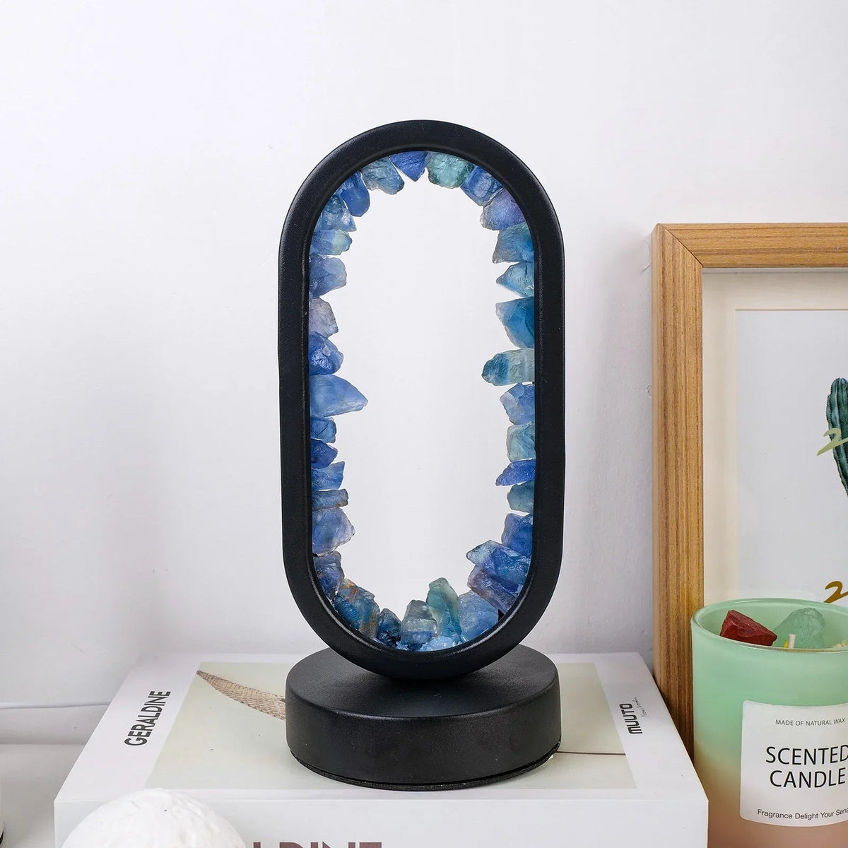 Amethyst-Naturkristalllampe – entspannendes Leuchten für Schlafzimmer und Meditation
