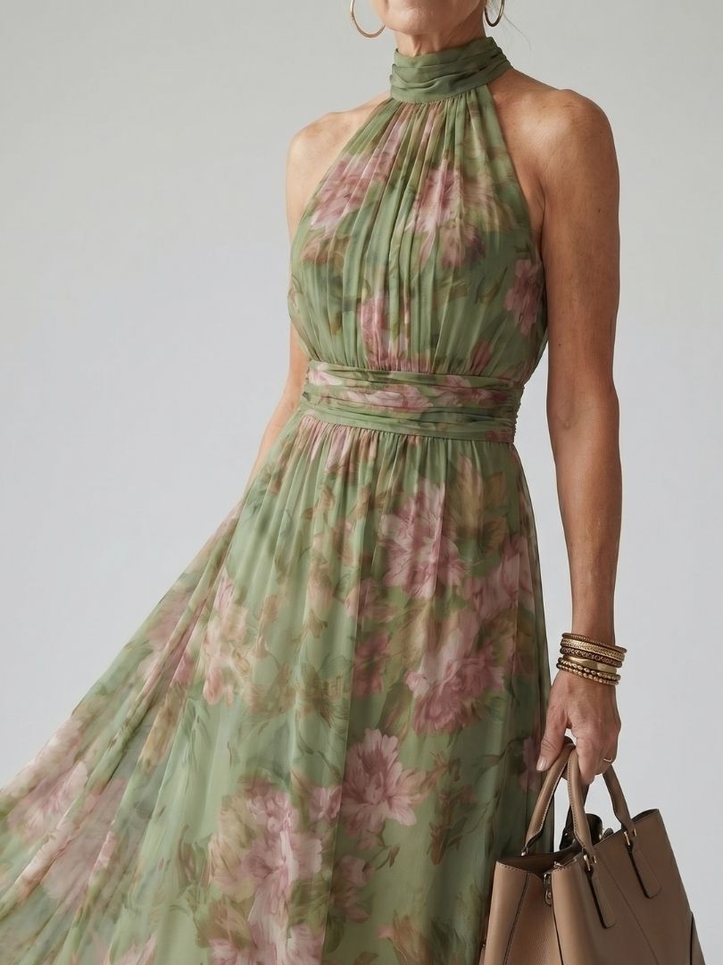 Ärmelloses Maxikleid für Damen