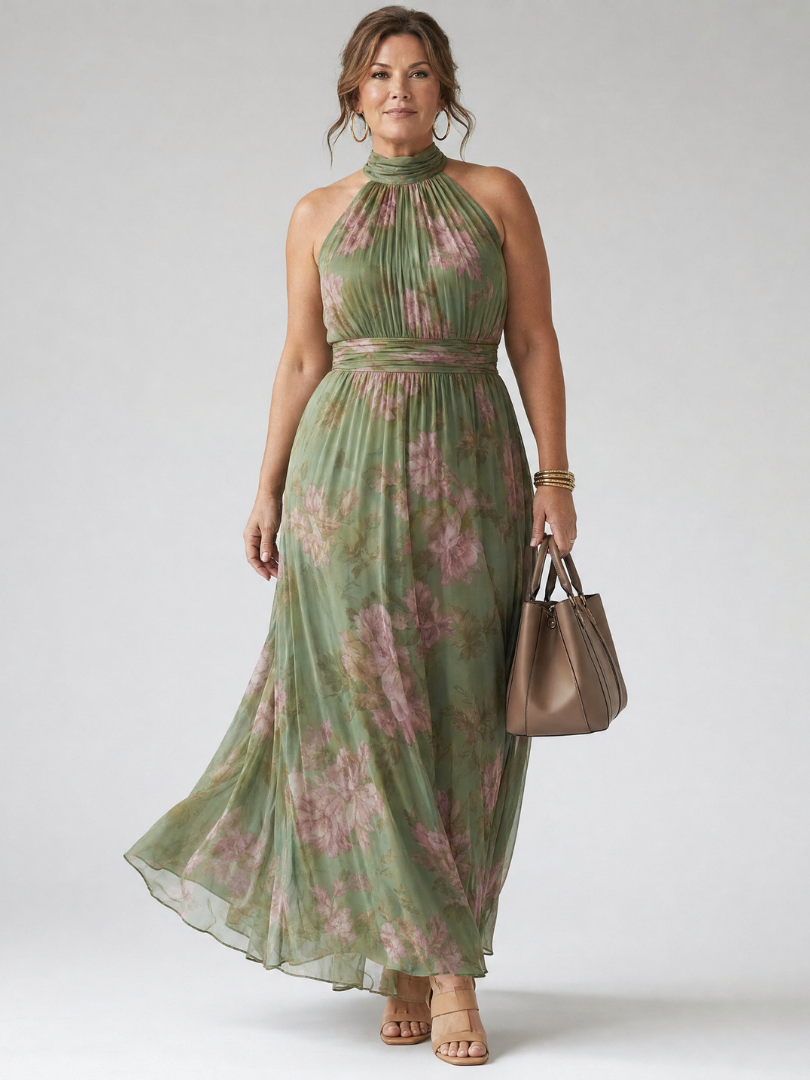 Ärmelloses Maxikleid für Damen