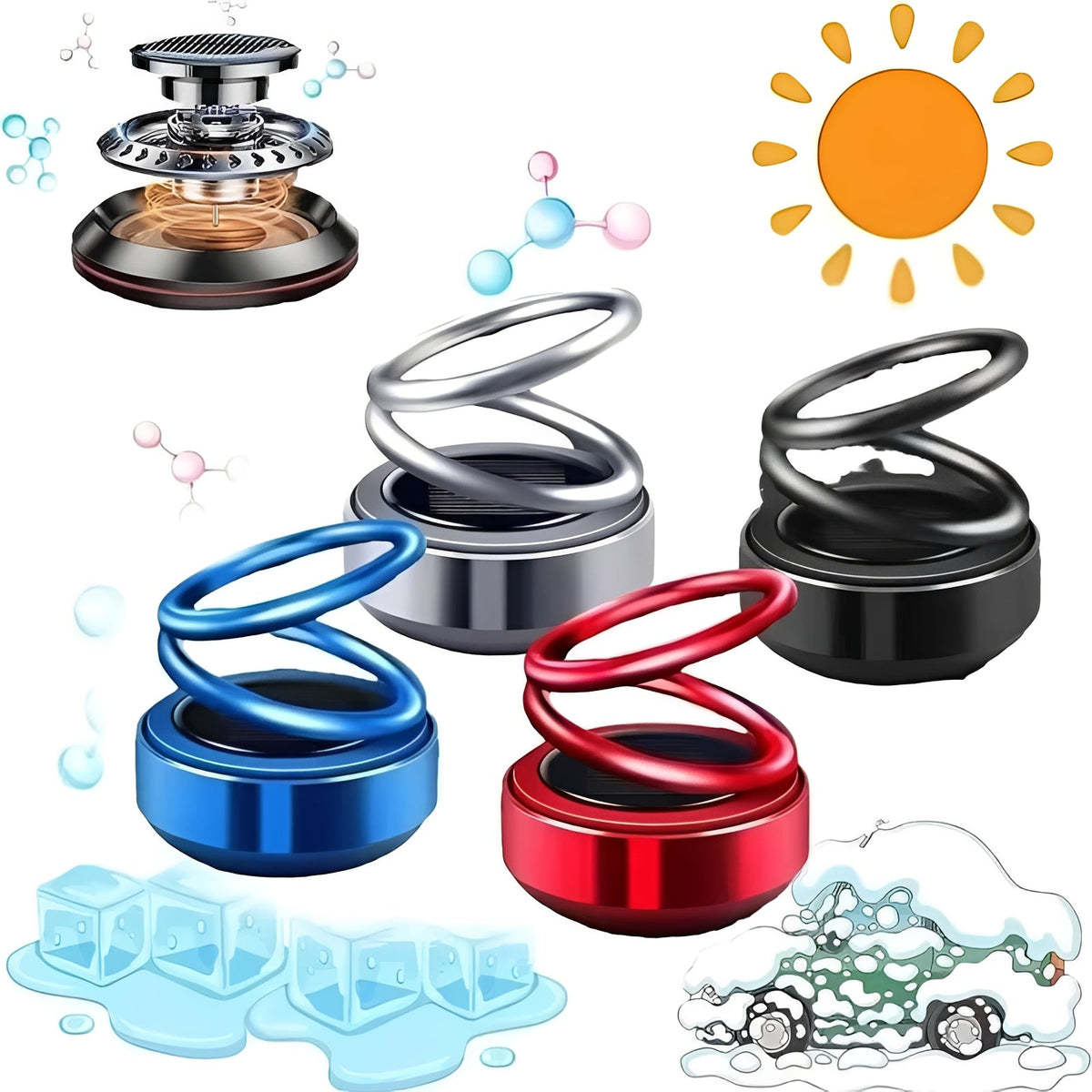 Aromatherapie-Diffusor mit kinetischer Rotationsfunktion