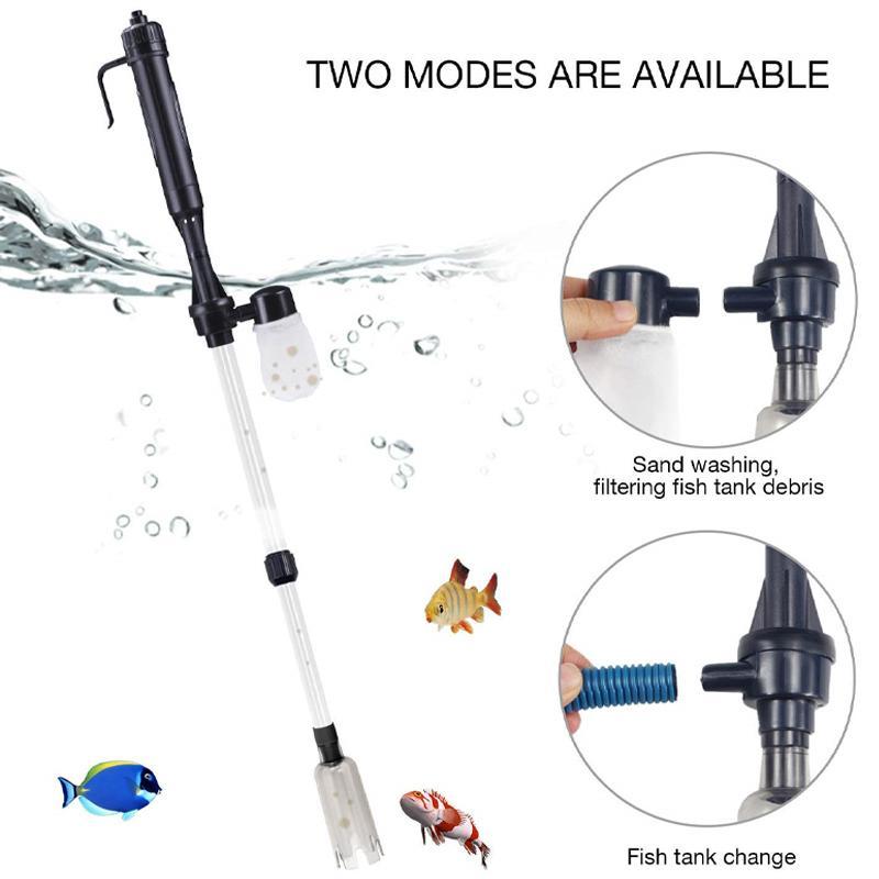 Automatischer Wasserwechsler und elektrischer Mulmsauger für Aquarien
