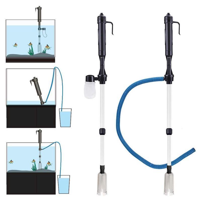 Automatischer Wasserwechsler und elektrischer Mulmsauger für Aquarien