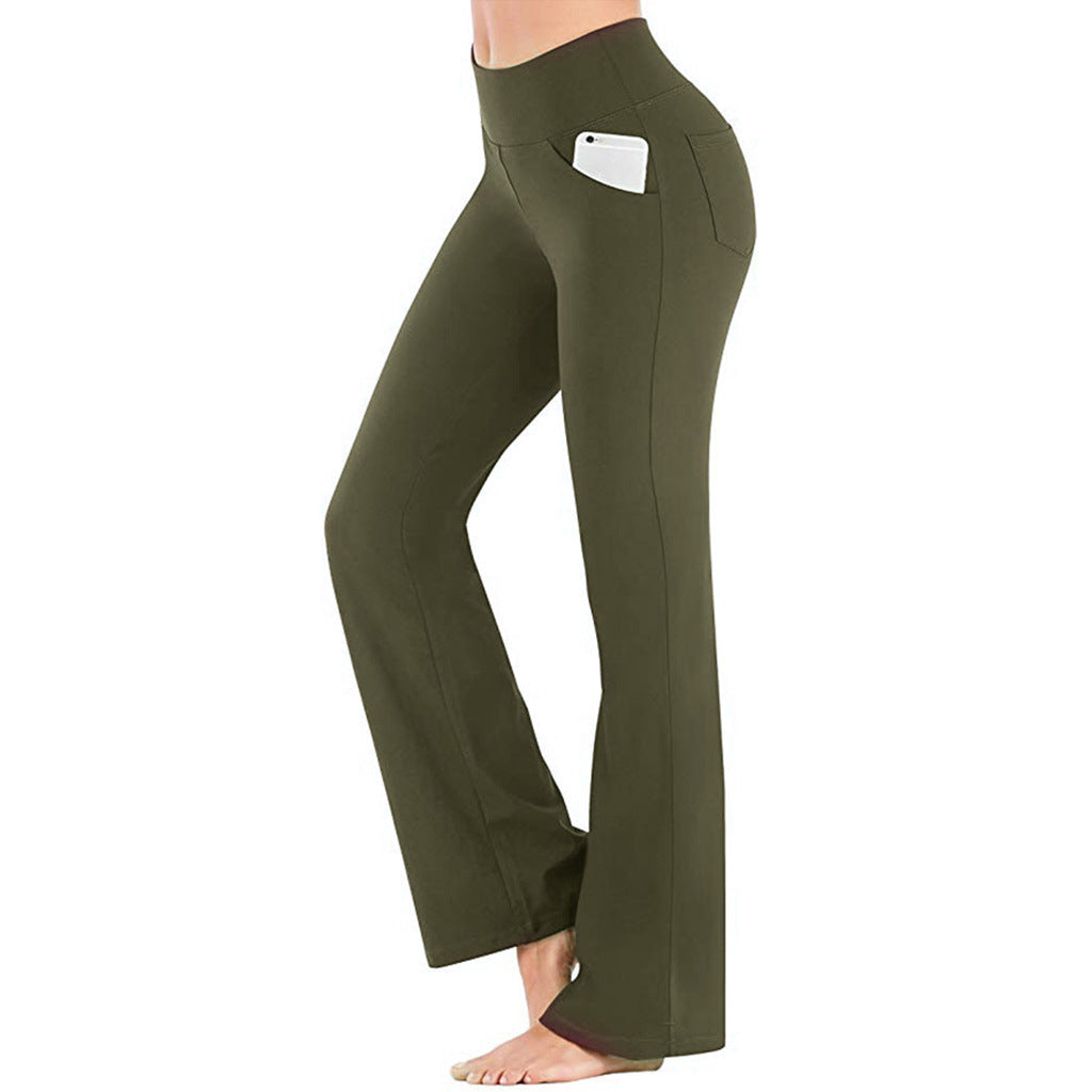 Bootcut-Yoga-Schlaghose für Damen