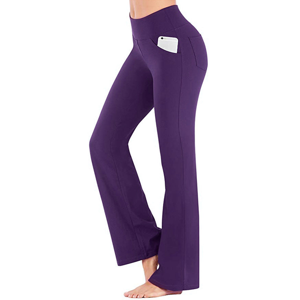 Bootcut-Yoga-Schlaghose für Damen