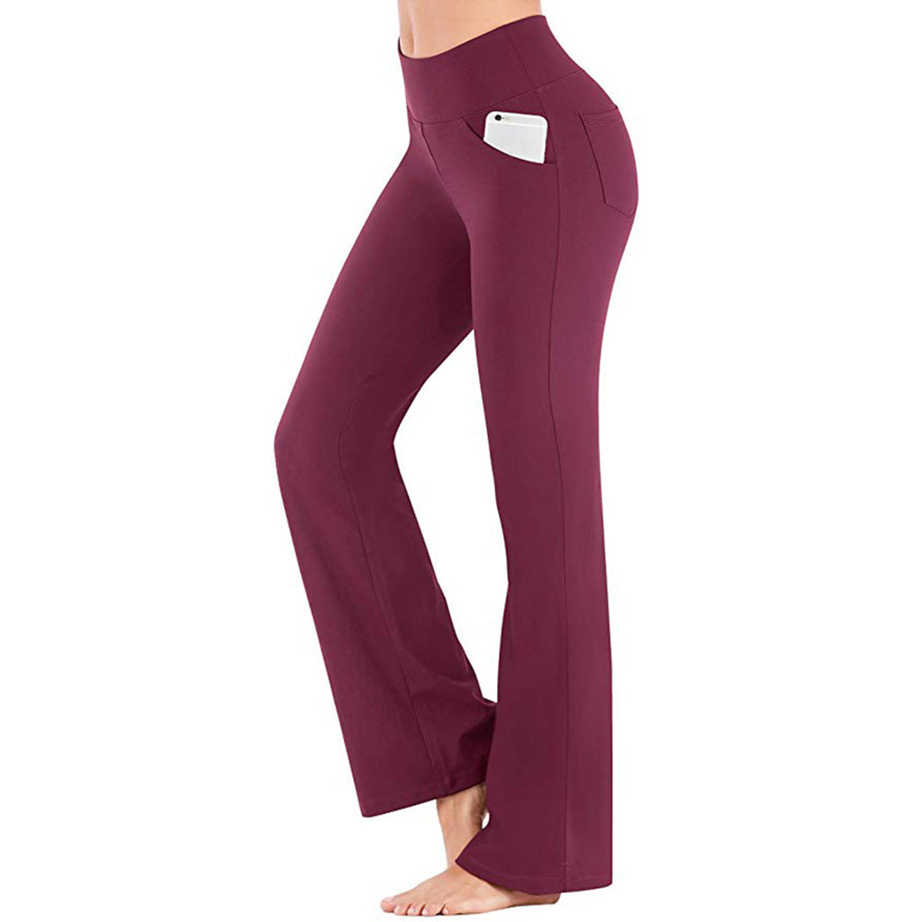 Bootcut-Yoga-Schlaghose für Damen