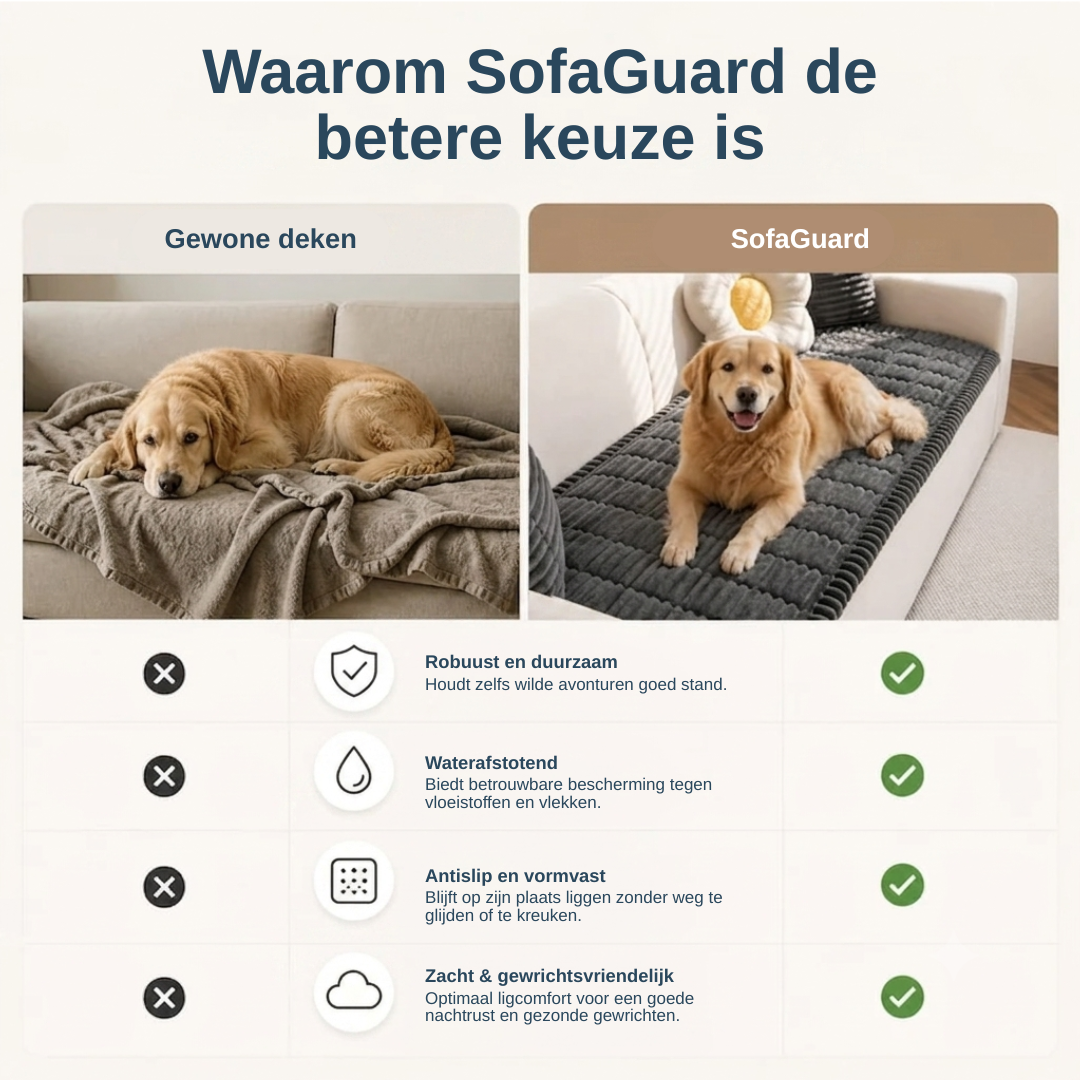 Brittany Sofaschutz — wasserabweisende Decke für Hunde und Katzen