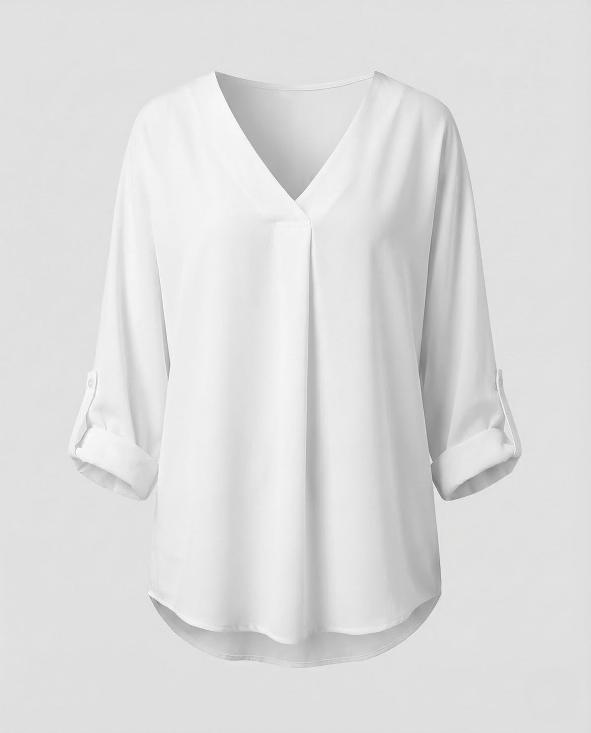 Damen-Chiffontunika mit V-Ausschnitt
