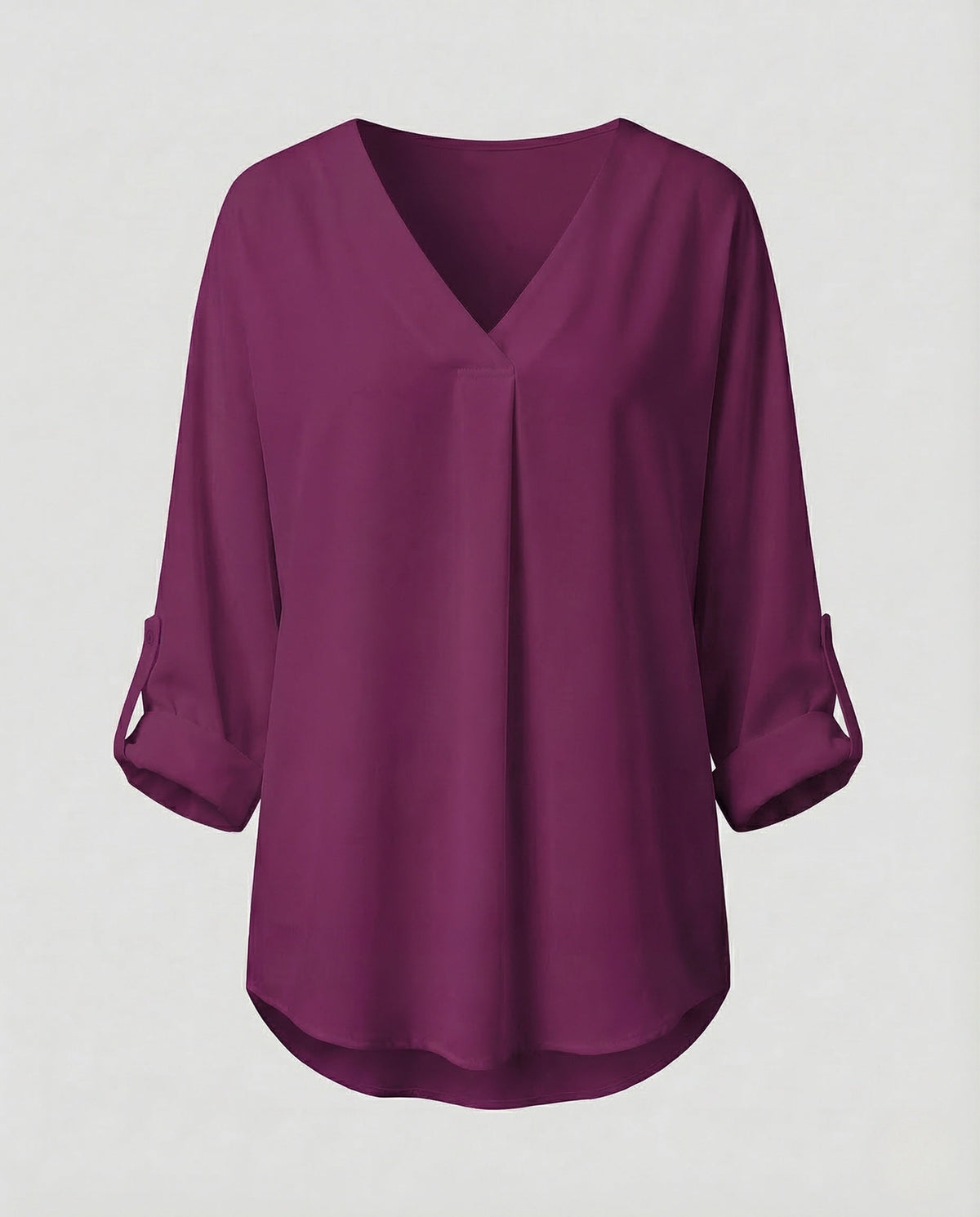 Damen-Chiffontunika mit V-Ausschnitt