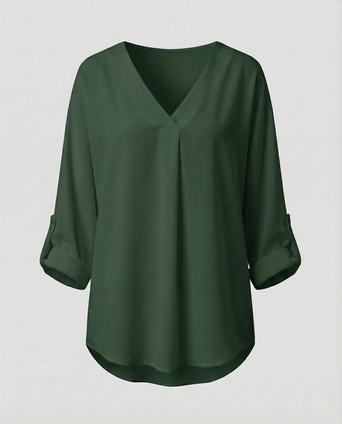 Damen-Chiffontunika mit V-Ausschnitt