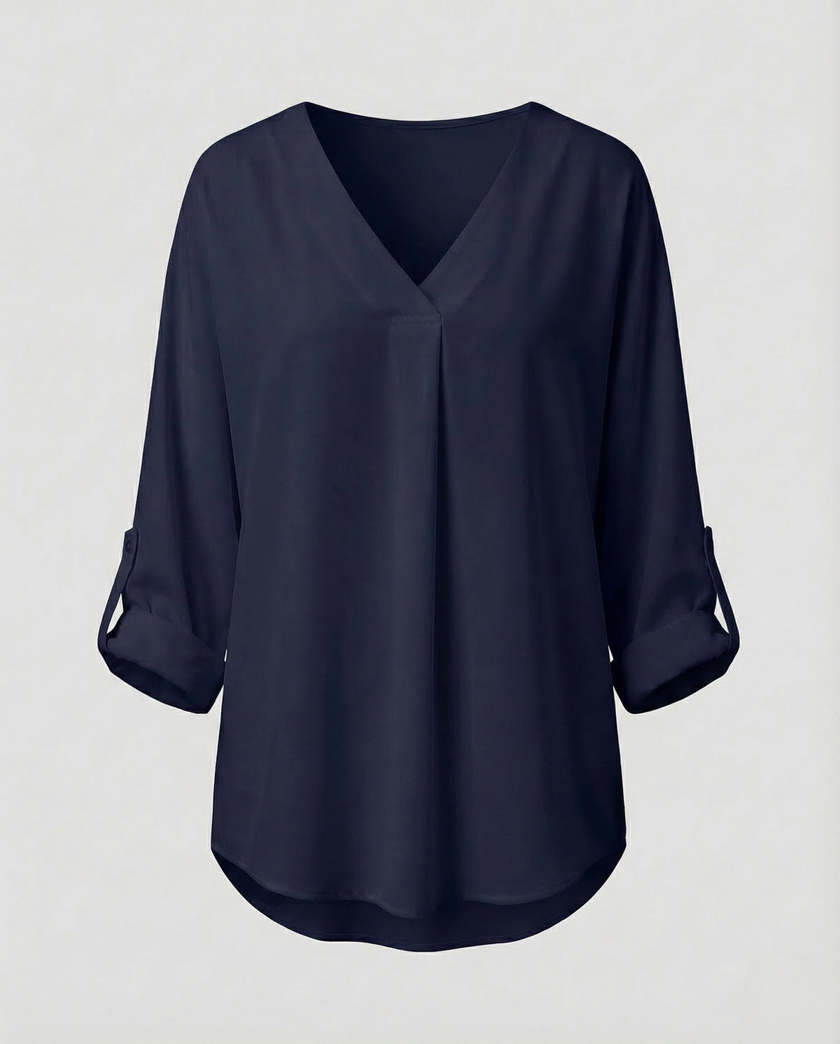 Damen-Chiffontunika mit V-Ausschnitt