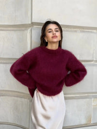 Damen-Mohairpullover – Weicher, flauschiger Strickpullover & Wollpullover