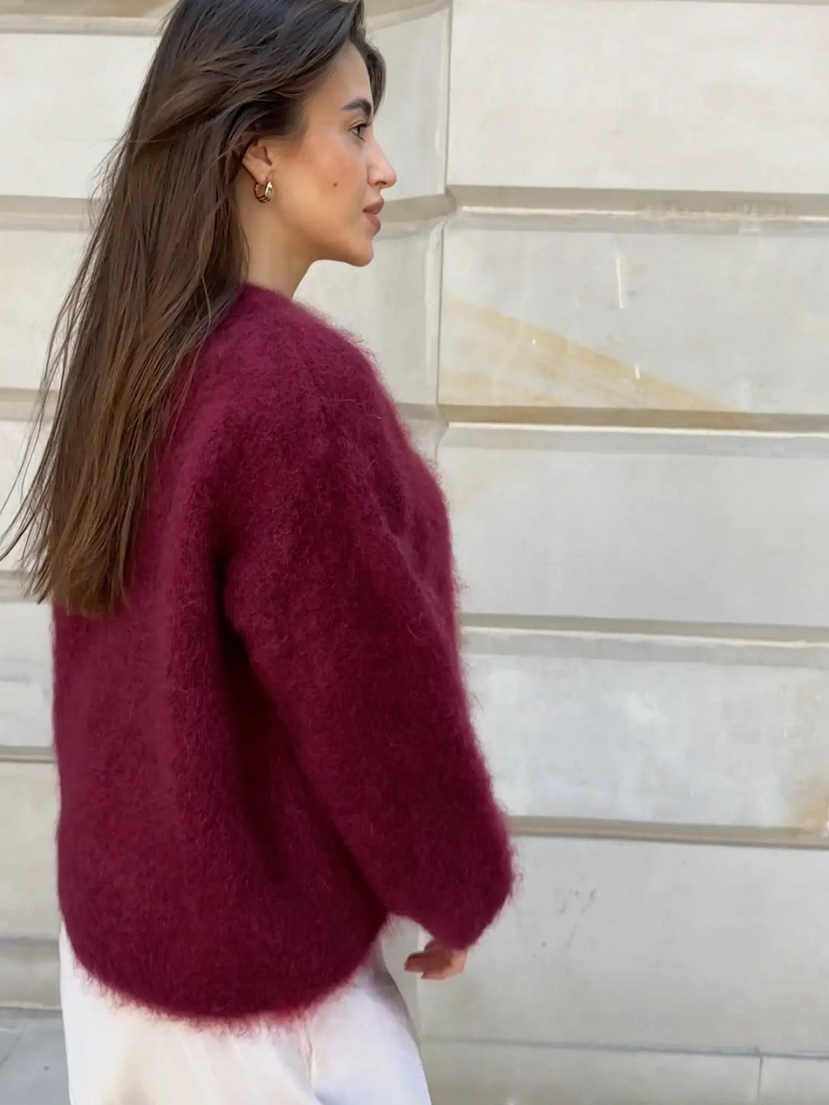Damen-Mohairpullover – Weicher, flauschiger Strickpullover & Wollpullover