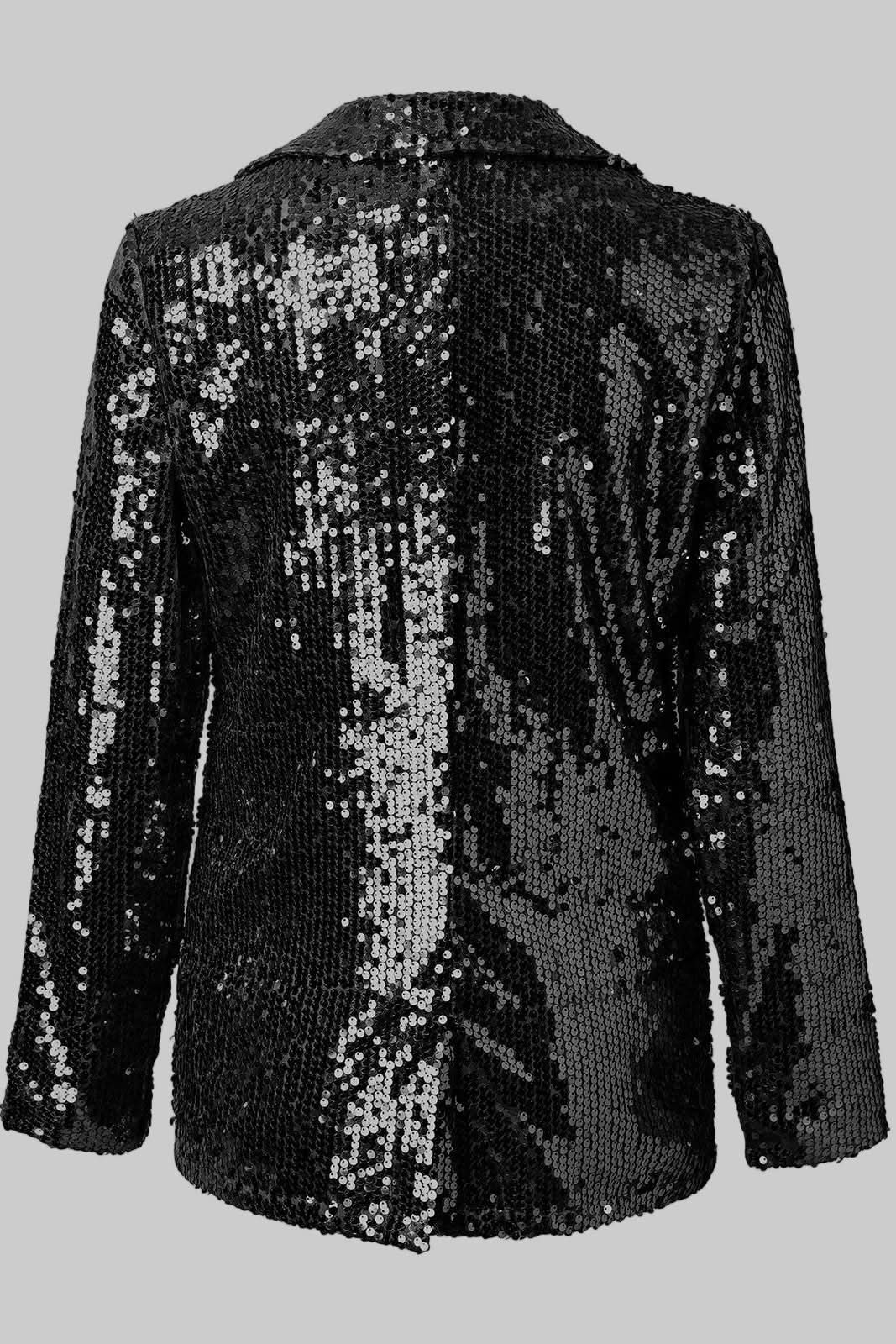 Damen-Paillettenblazer mit Glitzer