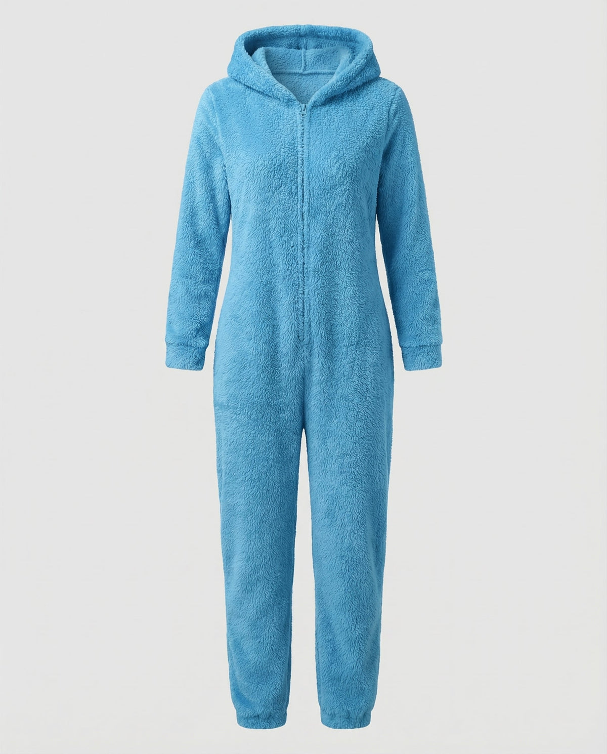 Damen-Teddyfleece-Overall mit Kapuze