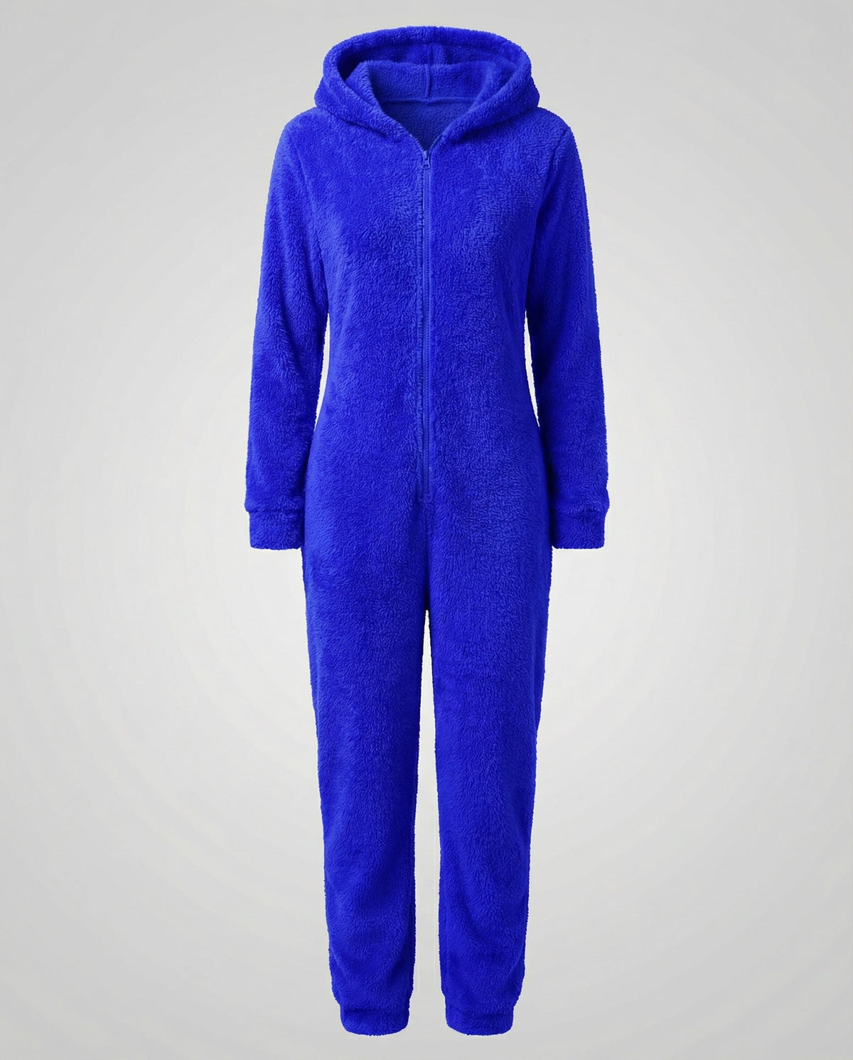 Damen-Teddyfleece-Overall mit Kapuze