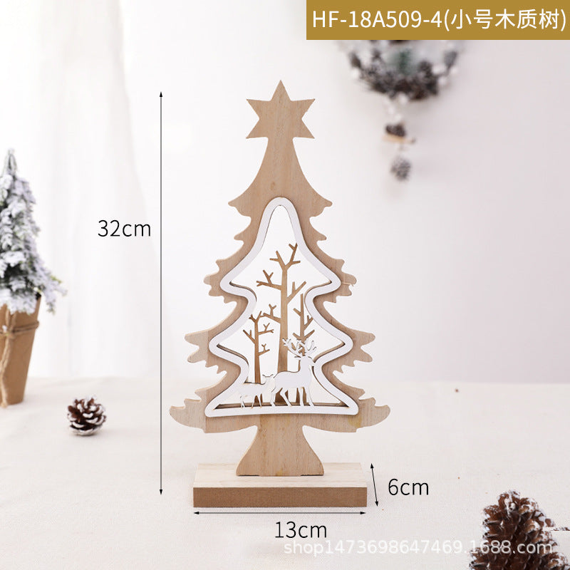 Deko-Weihnachtsbaum aus Holz