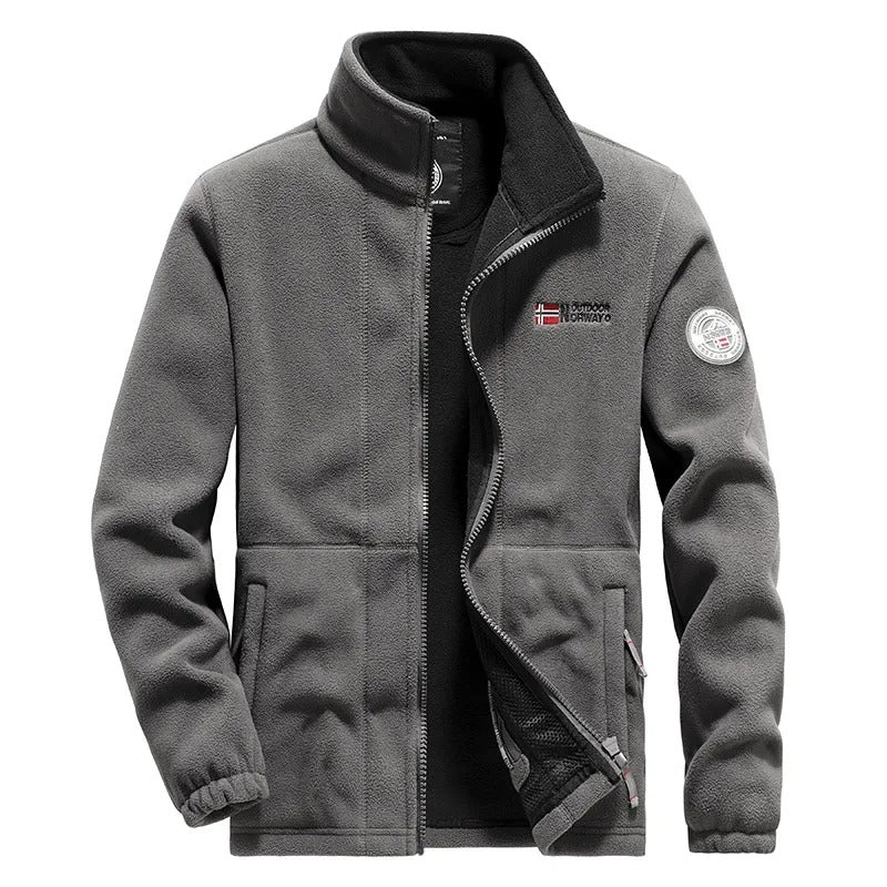 Dicke Polar-Fleecejacke für Herren – warm & robust