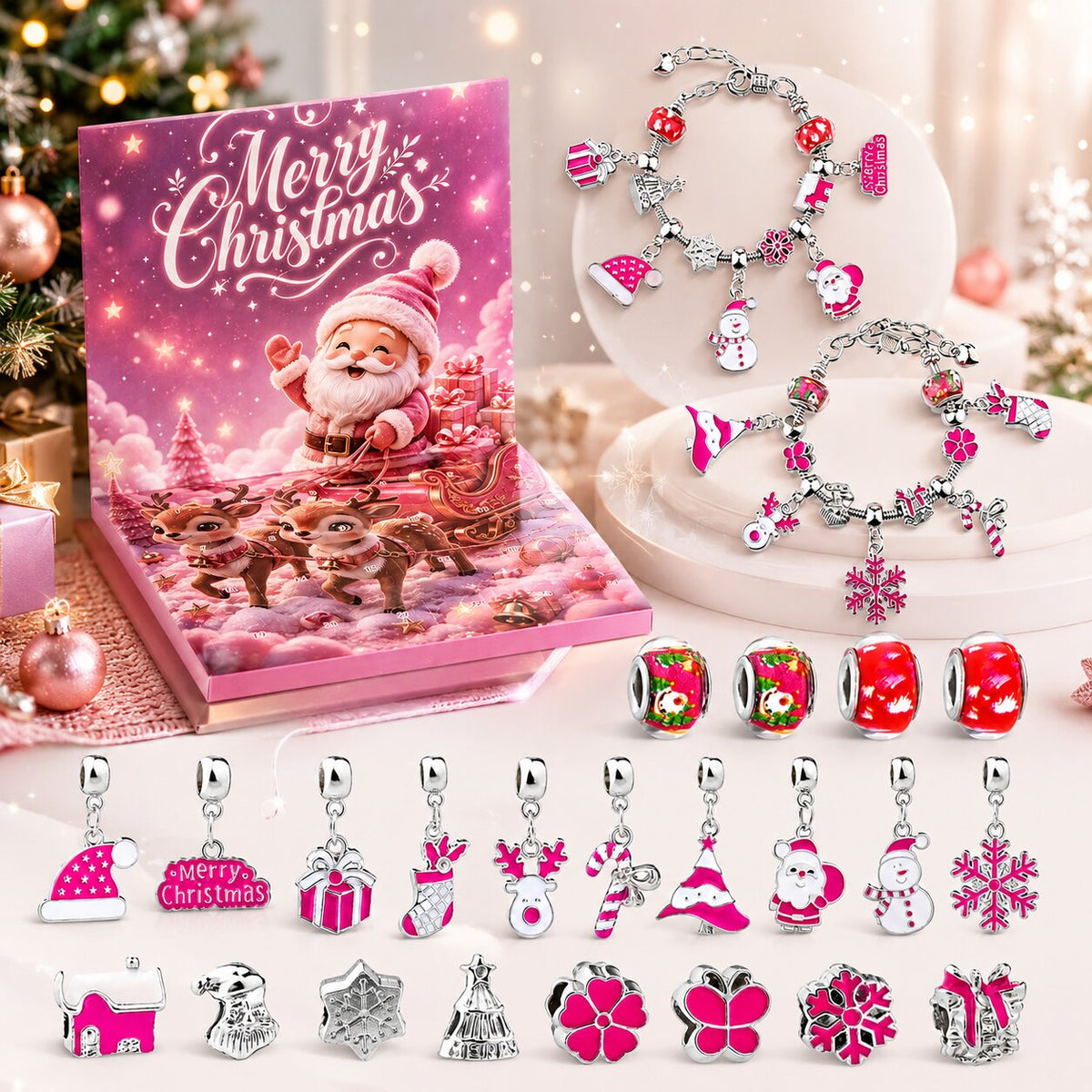 DIY-Armband-Adventskalender 2026 – 24-Tage-Countdown zum Schmuckbasteln