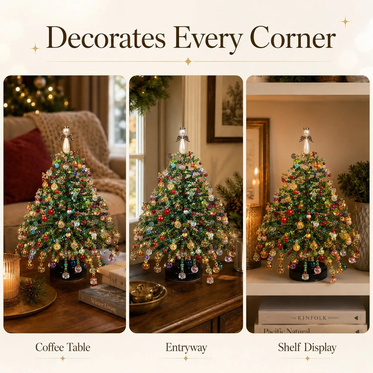 DIY-Set für Perlen-Weihnachtsbaum