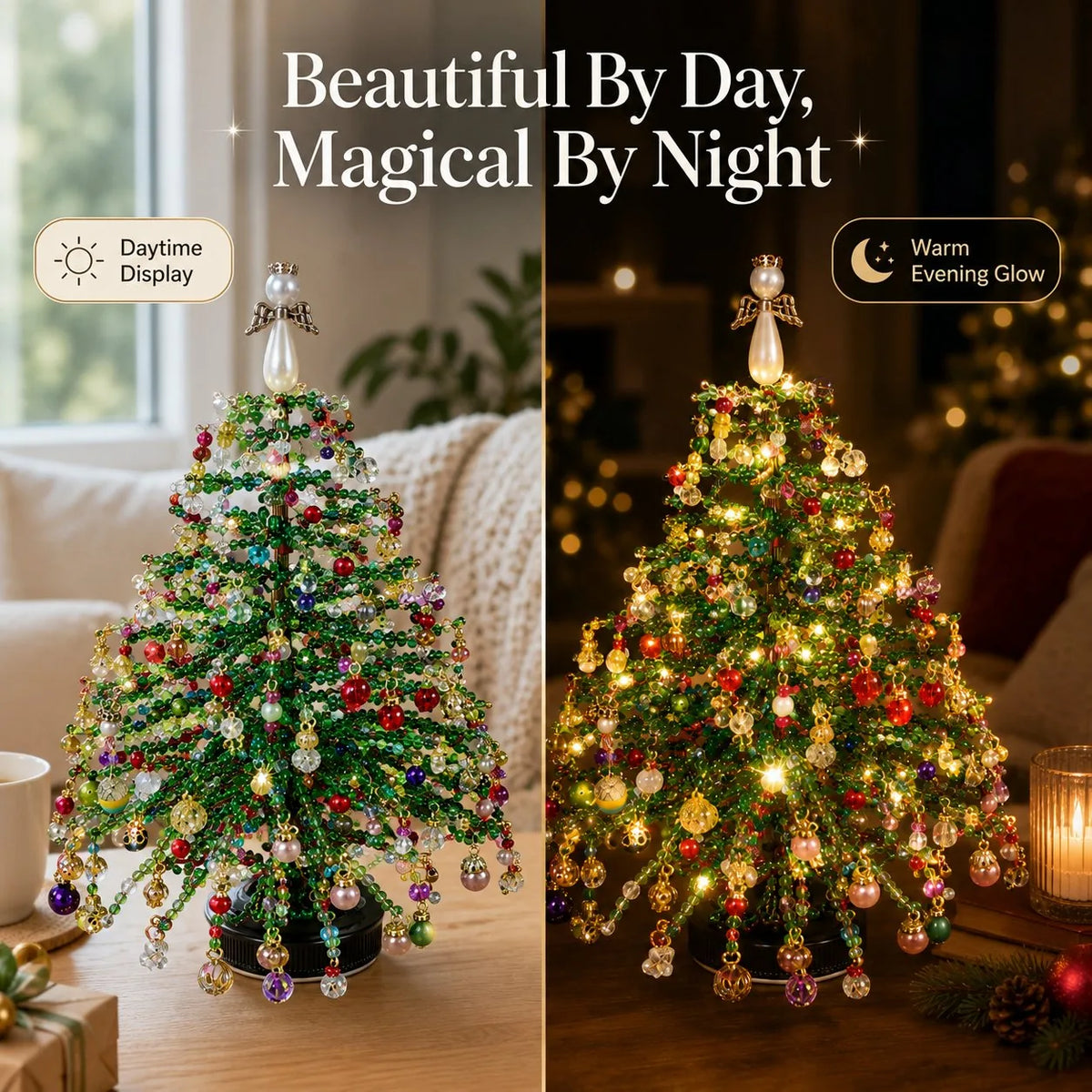DIY-Set für Perlen-Weihnachtsbaum