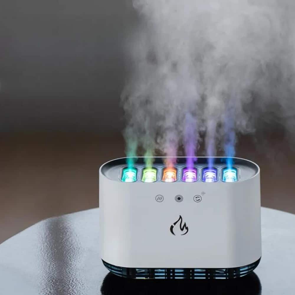 Dynamischer Luftbefeuchter mit 7 bunten Lichtern & smarter Steuerung