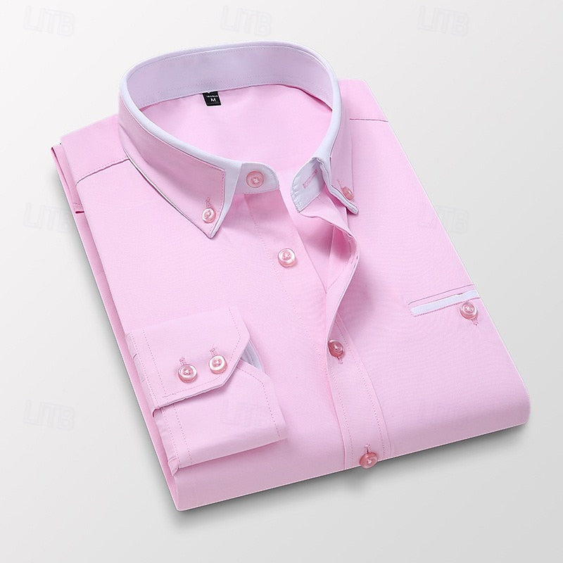 Edles Button-down-Businesshemd