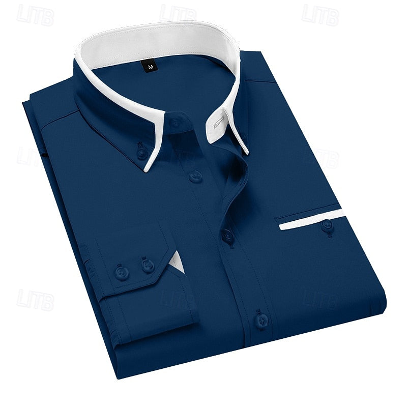 Edles Button-down-Businesshemd