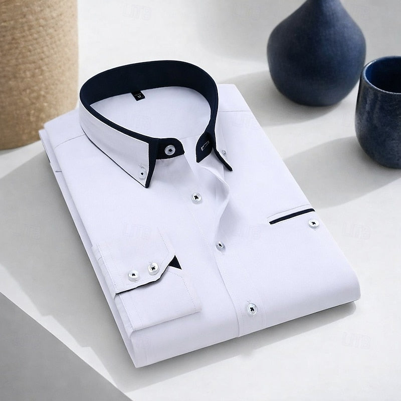 Edles Button-down-Businesshemd