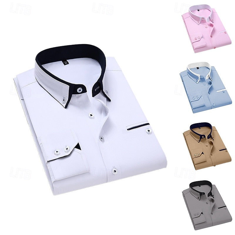 Edles Button-down-Businesshemd