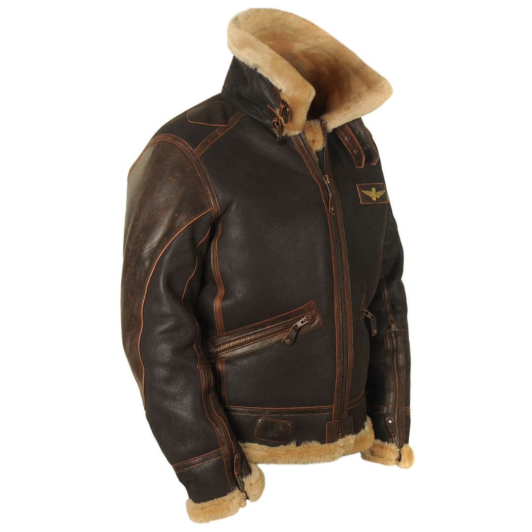 Klassische gefütterte Fliegerjacke