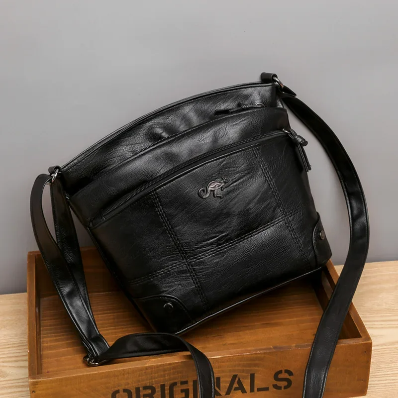 Elegante Handtasche aus veganem Leder für Damen