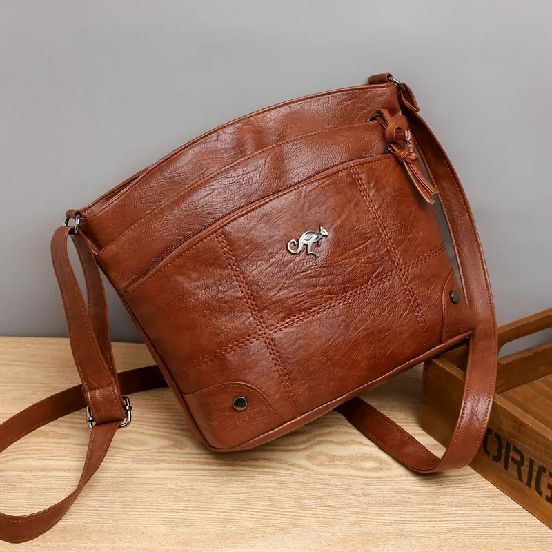 Elegante Handtasche aus veganem Leder für Damen