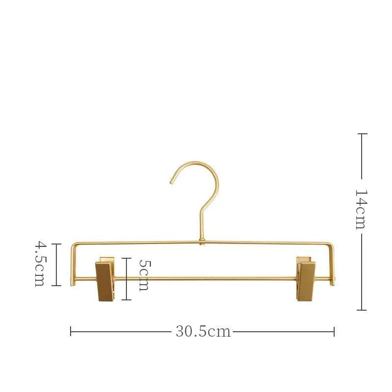 Elegante matte rutschfeste Hosenbügel (5er-Set)