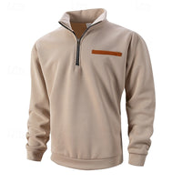 Eleganter Quarter-Zip-Pullover