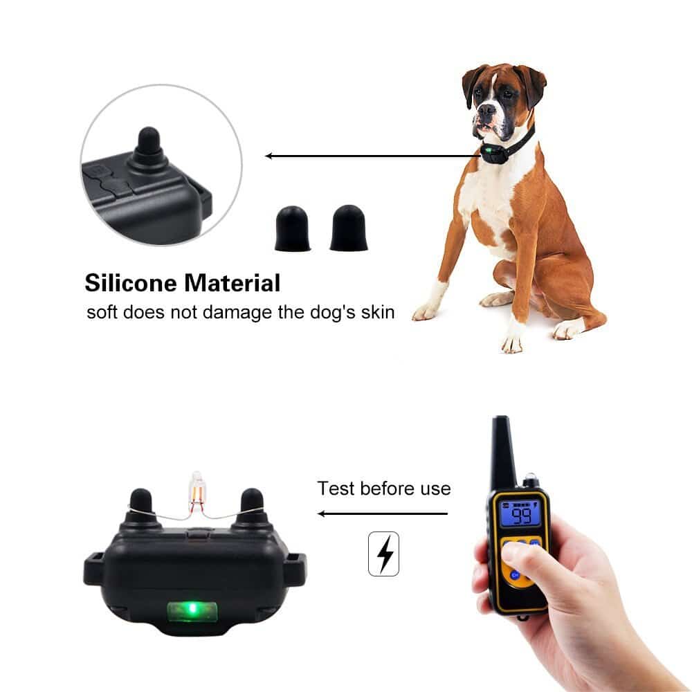 Elektrisches Hundetrainingshalsband – 800 m Reichweite