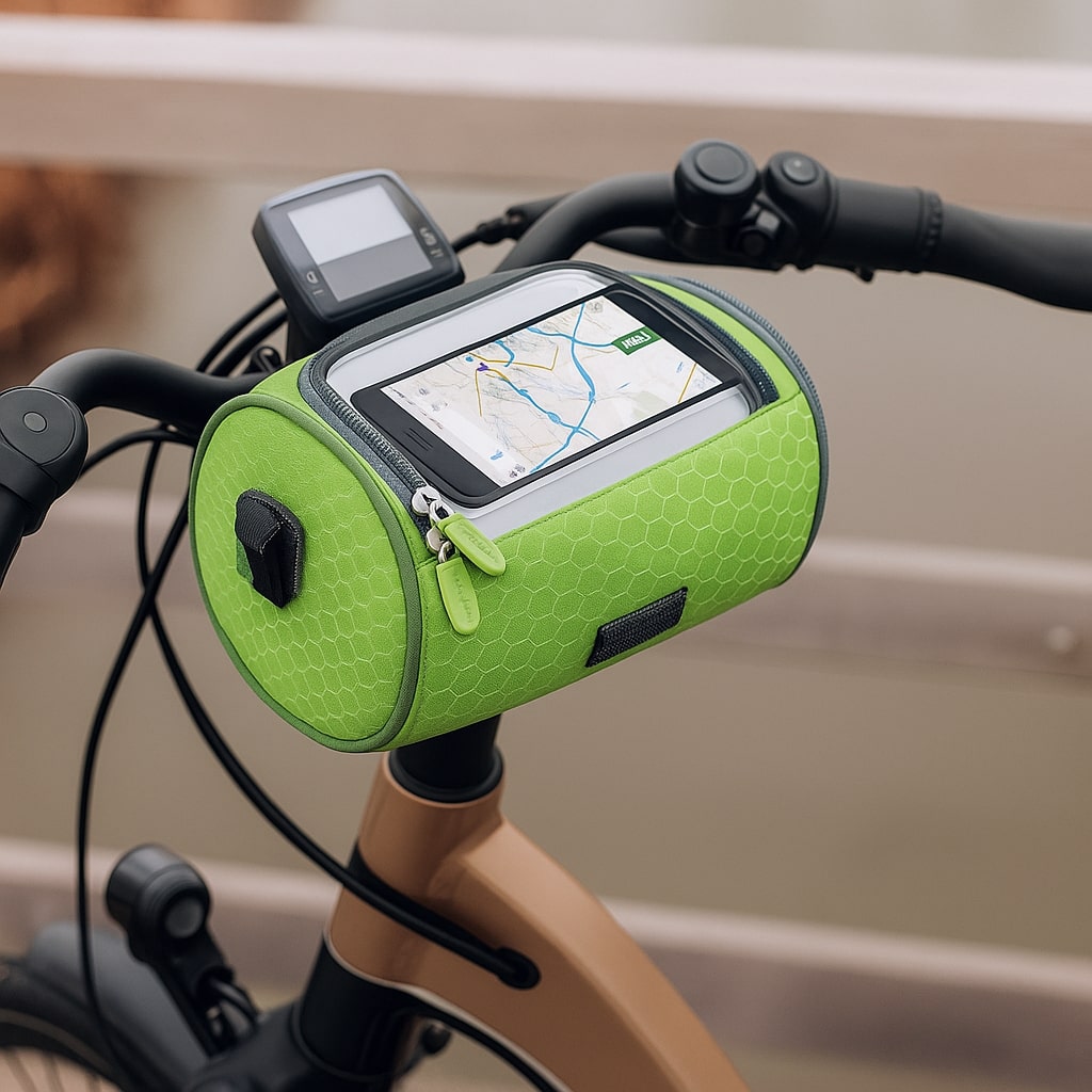 Fahrradtasche | Touchscreen-kompatibel | Universelles Klettverschluss-System | Ridepocket