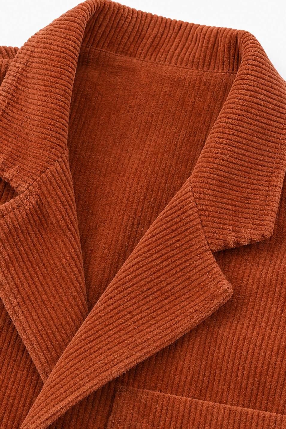 Feincordblazer mit strukturierten Schultern
