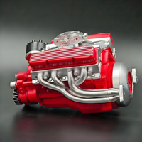 Fertig montiertes V8-Benzinmotor-Modell – detailgetreue Miniatur