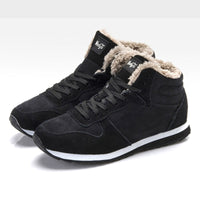 Gefütterte Sneaker-Boots für warme Füße