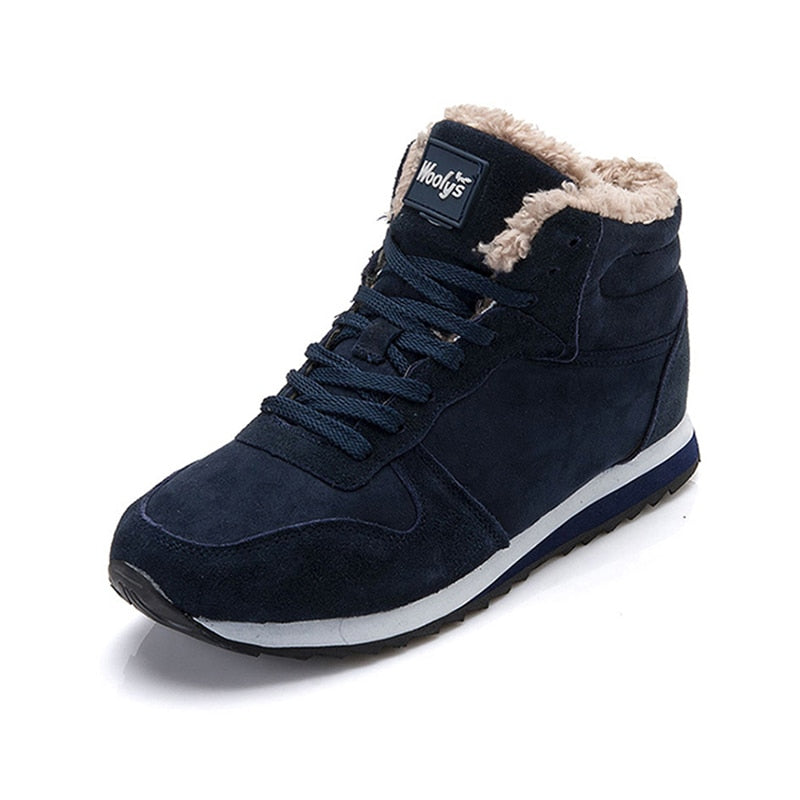 Gefütterte Sneaker-Boots für warme Füße
